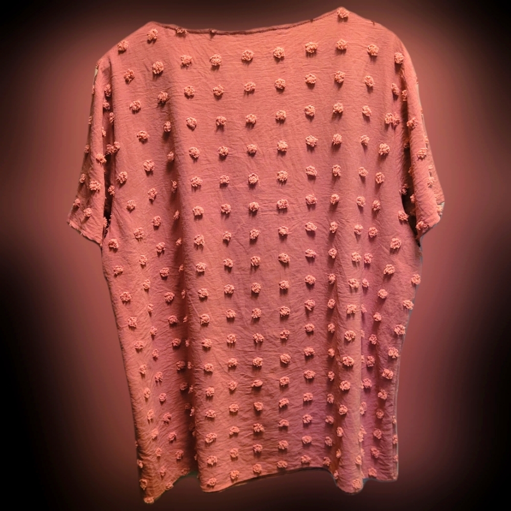 Cute pink women's blouse